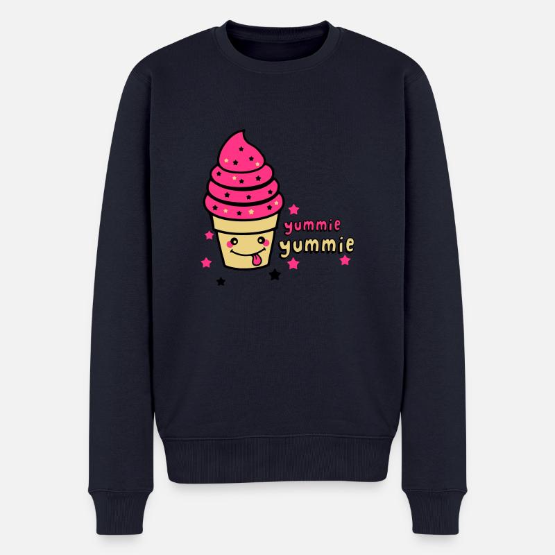 yummie yummie - Männer Premium Bio Pullover - Navy