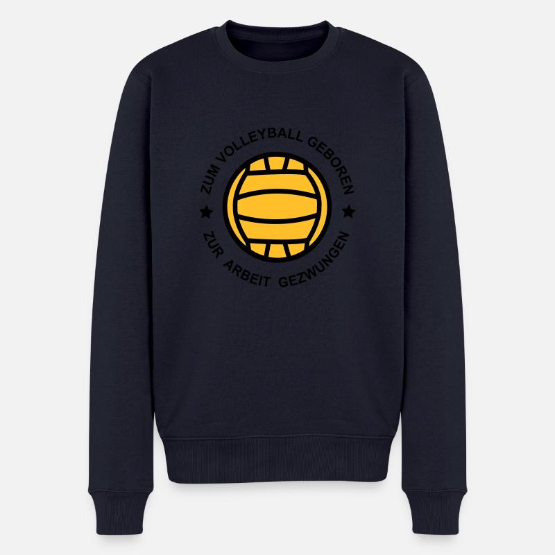 Volleyball - Männer Premium Bio Pullover - Navy