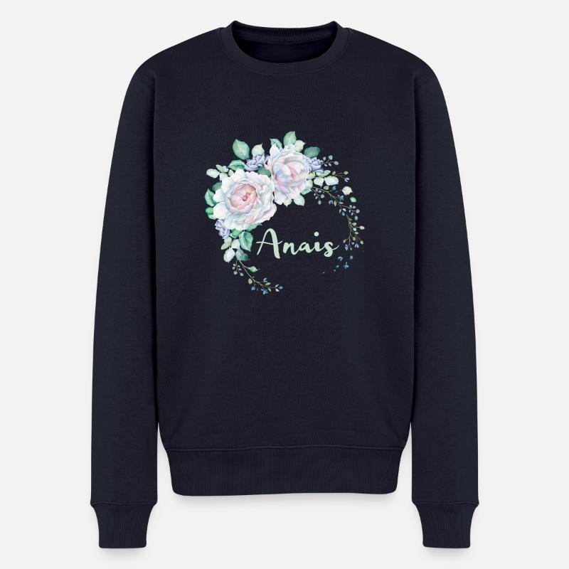 Pour Anaïs - Pull Premium bio Homme - bleu marine