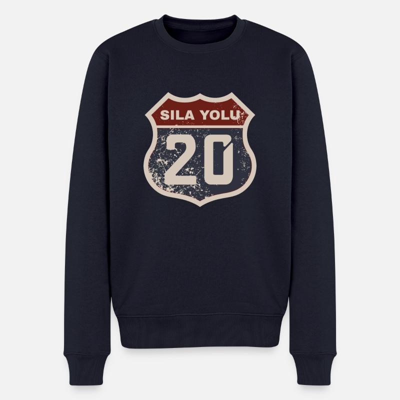Denizli - Pull Premium bio Homme - bleu marine