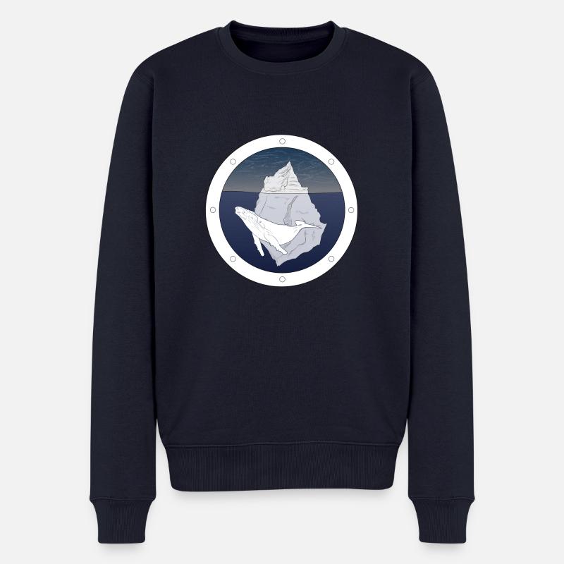 Bullauge - Männer Premium Bio Pullover - Navy