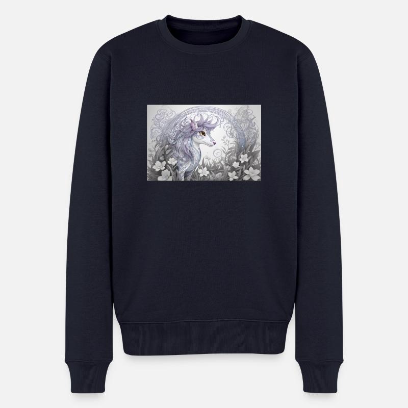 Mystisches Tier 16 - Männer Premium Bio Pullover - Navy