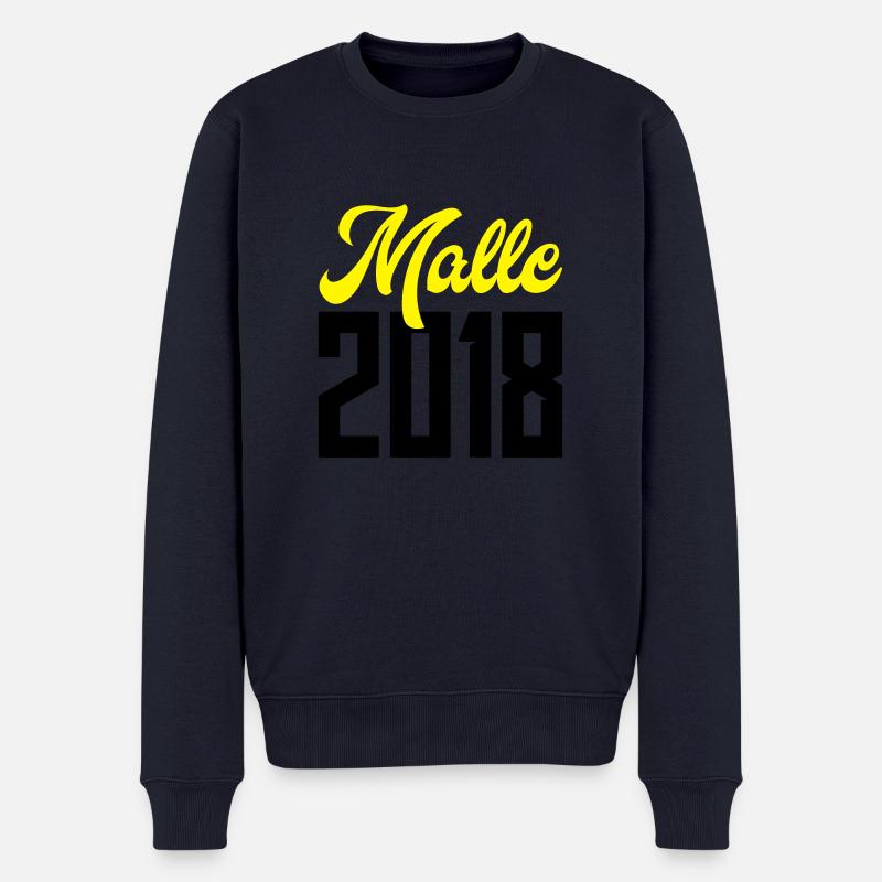 malle 2018 design - Männer Premium Bio Pullover - Navy