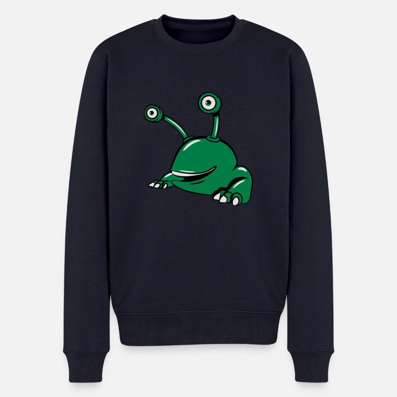 dulce humor extraterrestre - Pull Premium bio Homme - bleu marine