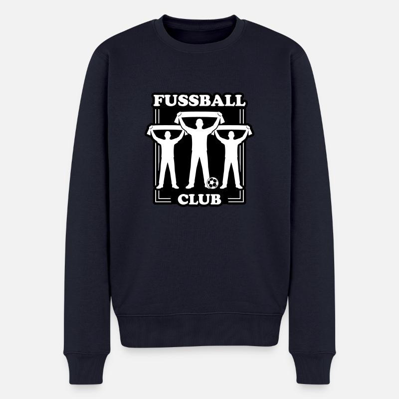 Fussball Club Fans - Männer Premium Bio Pullover - Navy
