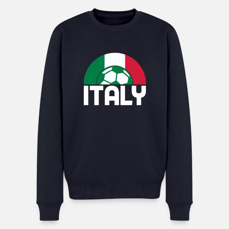 italy - Männer Premium Bio Pullover - Navy