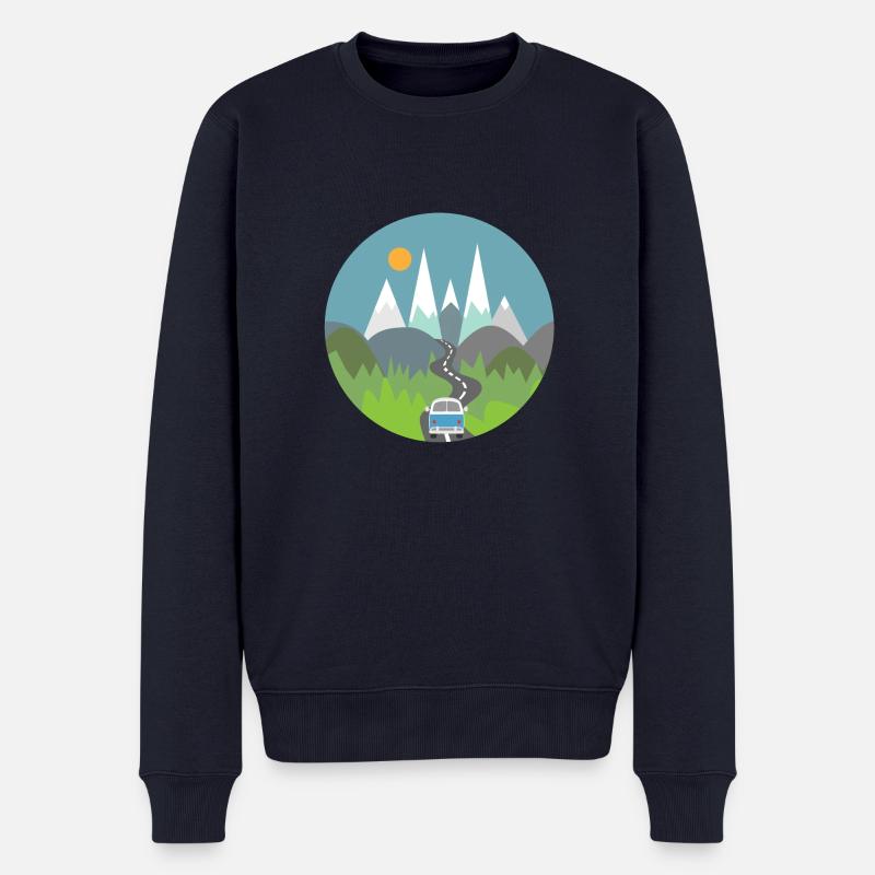 Camping - Pull Premium bio Homme - bleu marine