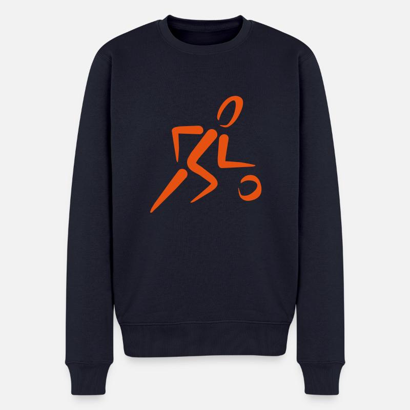 Handball - Männer Premium Bio Pullover - Navy