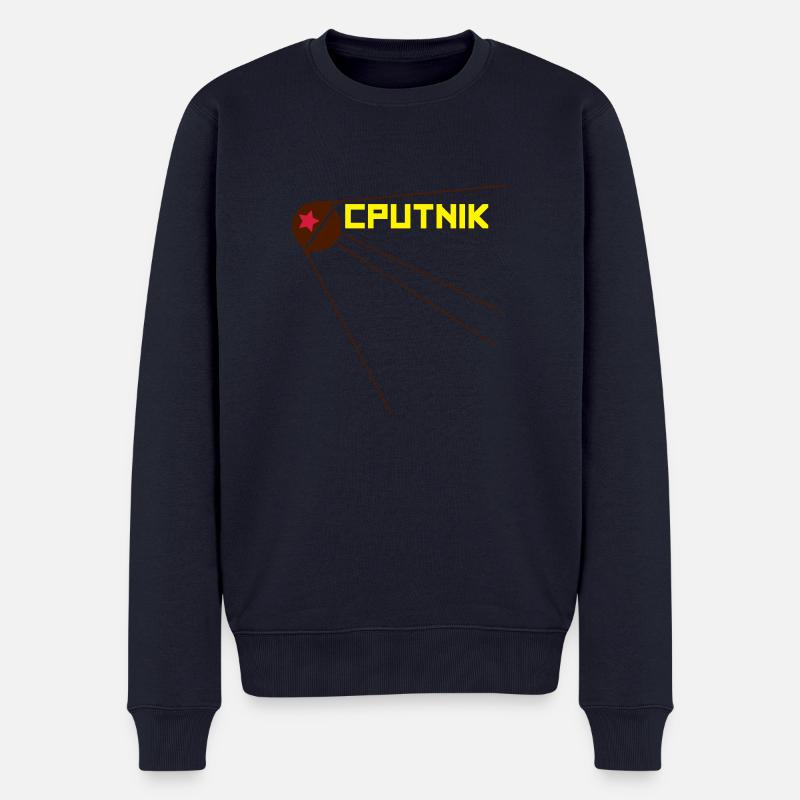 SPUTNIK 2017 - Männer Premium Bio Pullover - Navy