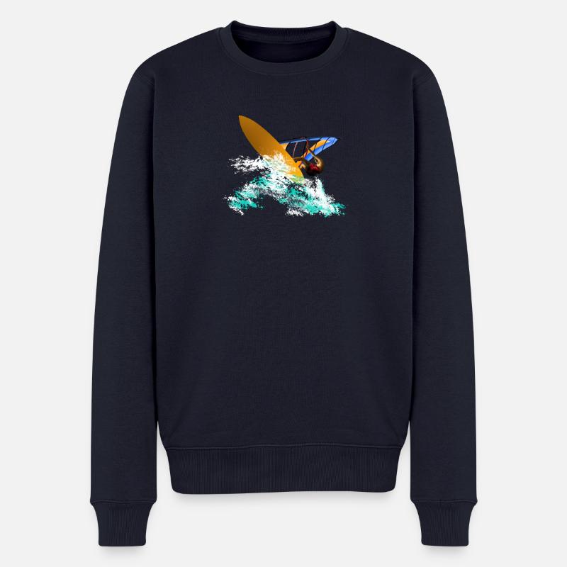 windsurfing - Pull Premium bio Homme - bleu marine