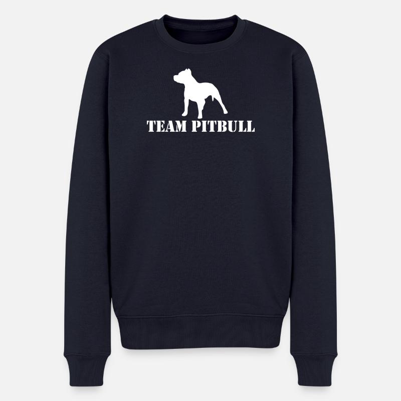 team pitbull - Pull Premium bio Homme - bleu marine