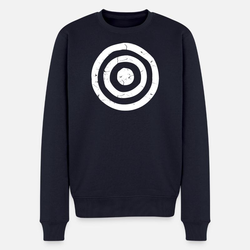 Cible Cible blanc sale - Pull Premium bio Homme - bleu marine