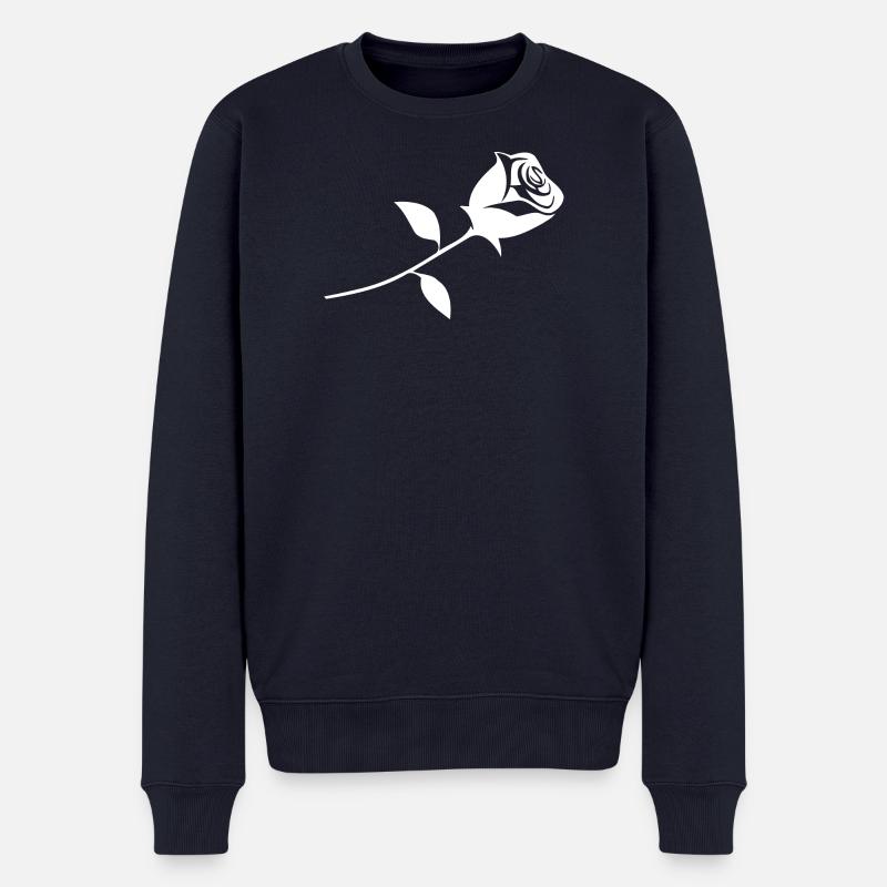 Une rose - Pull Premium bio Homme - bleu marine
