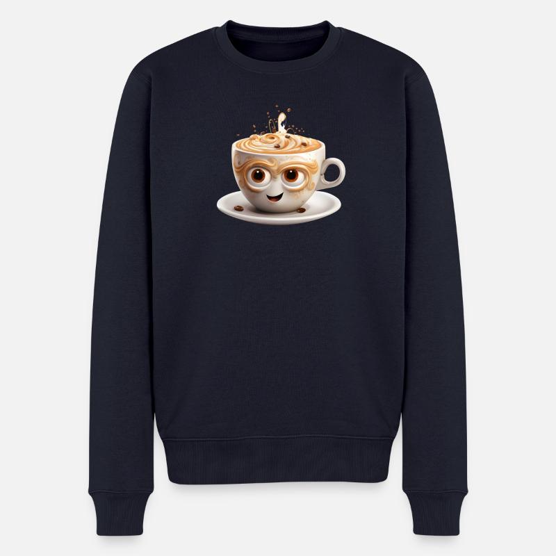 Tasse à café sucrée - Pull Premium bio Homme - bleu marine