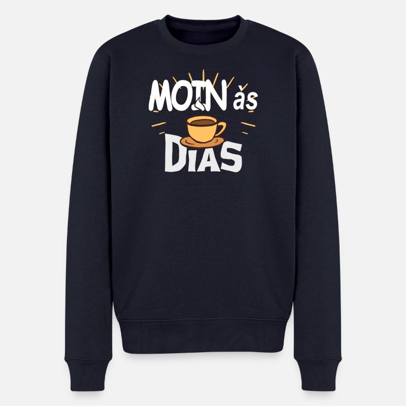 MOINas Dias - Männer Premium Bio Pullover - Navy