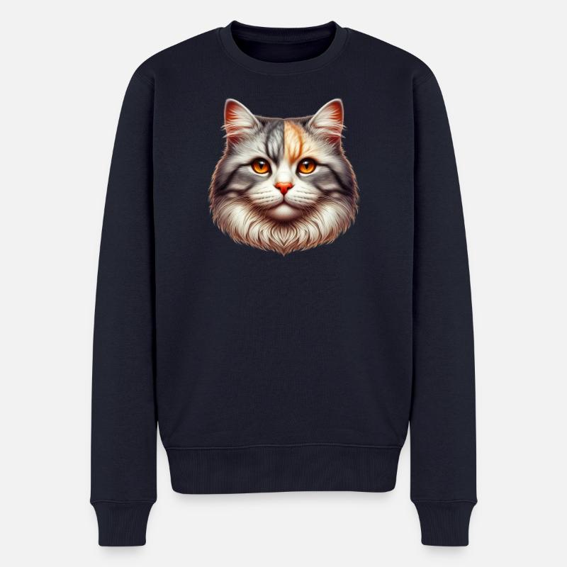 Chat - Pull Premium bio Homme - bleu marine