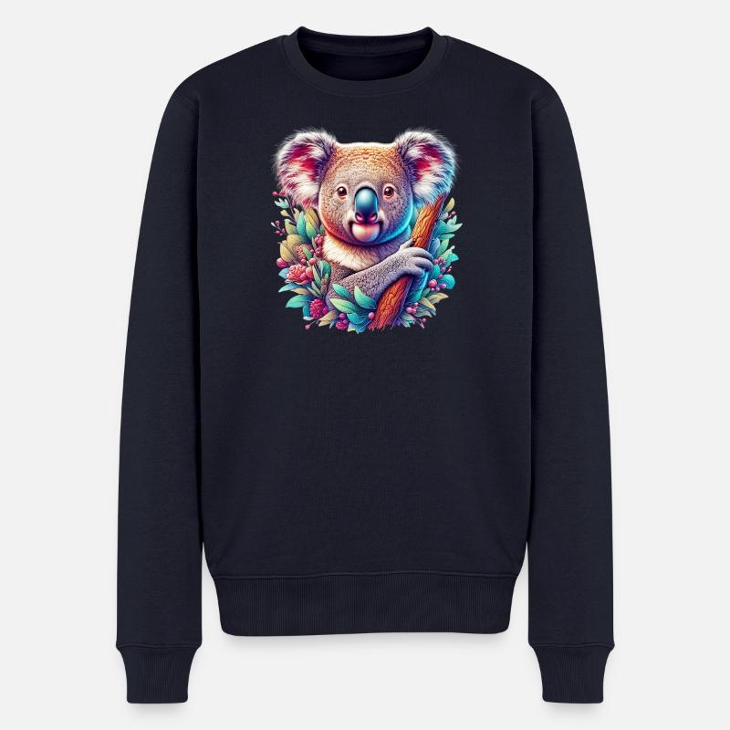Koala - Pull Premium bio Homme - bleu marine