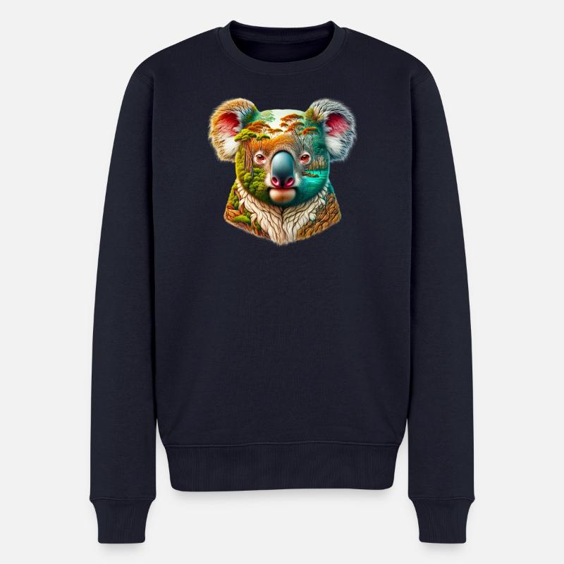 Koala - Pull Premium bio Homme - bleu marine