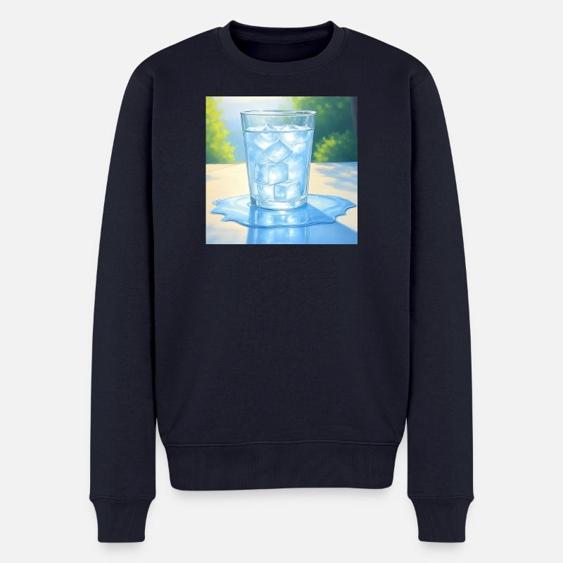 Une glace au soleil - Pull Premium bio Homme - bleu marine