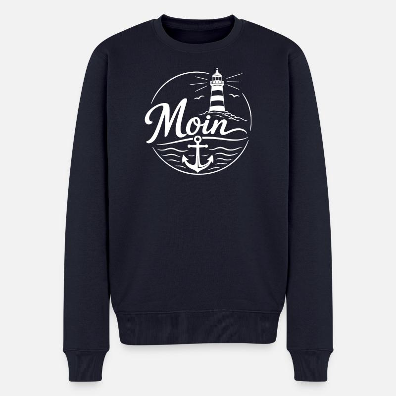 Moin - Männer Premium Bio Pullover - Navy