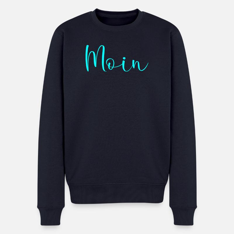 MOIN - Männer Premium Bio Pullover - Navy