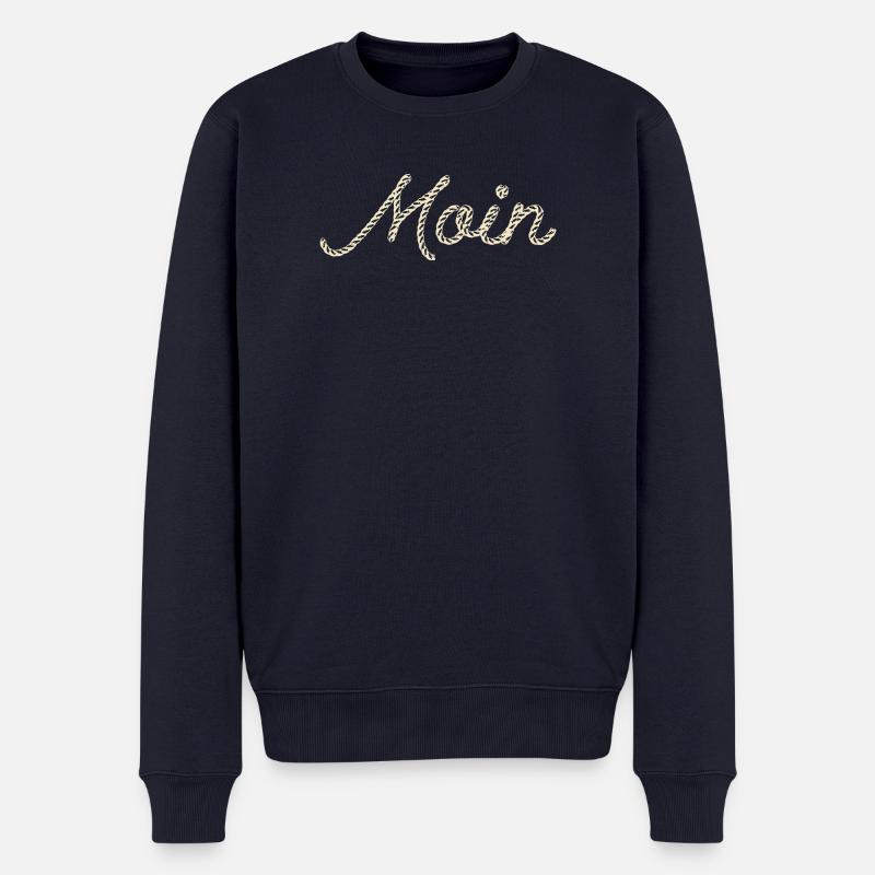 Moin - Männer Premium Bio Pullover - Navy