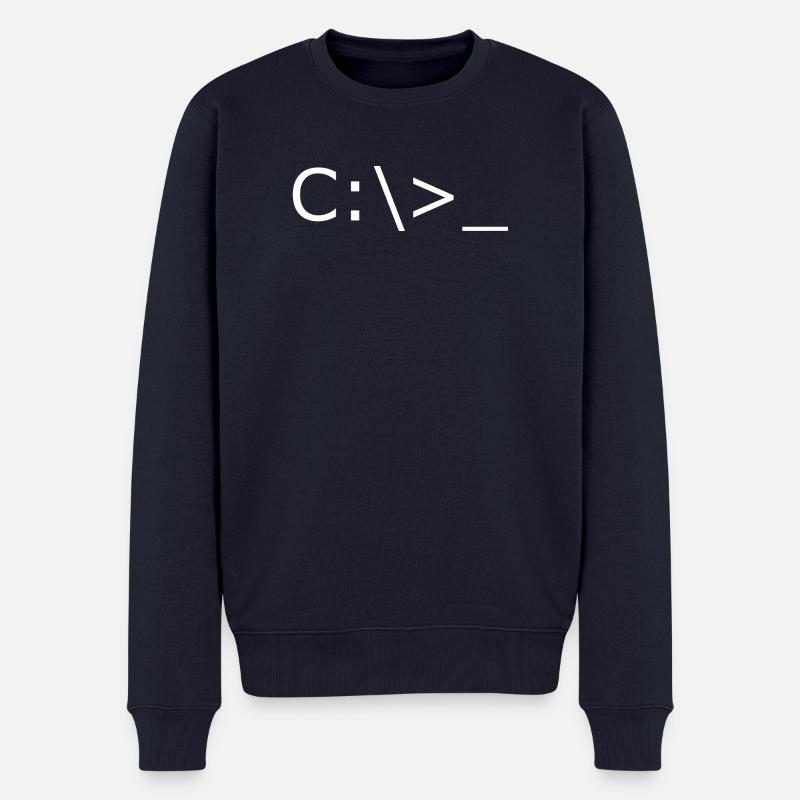 cdoppelpunkt - Männer Premium Bio Pullover - Navy