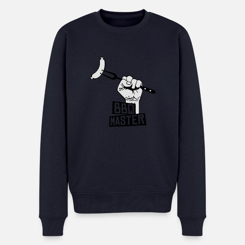 bbq master - Pull Premium bio Homme - bleu marine