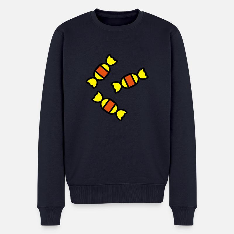 bonbons_1f3 - Männer Premium Bio Pullover - Navy