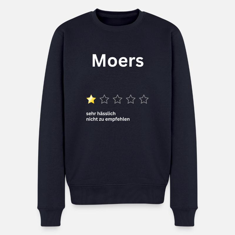Moers 1star - Männer Premium Bio Pullover - Navy