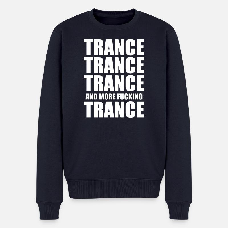 Trance Trance Trance - Pull Premium bio Homme - bleu marine