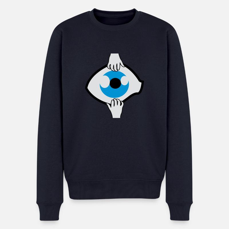 Eye on - Pull Premium bio Homme - bleu marine