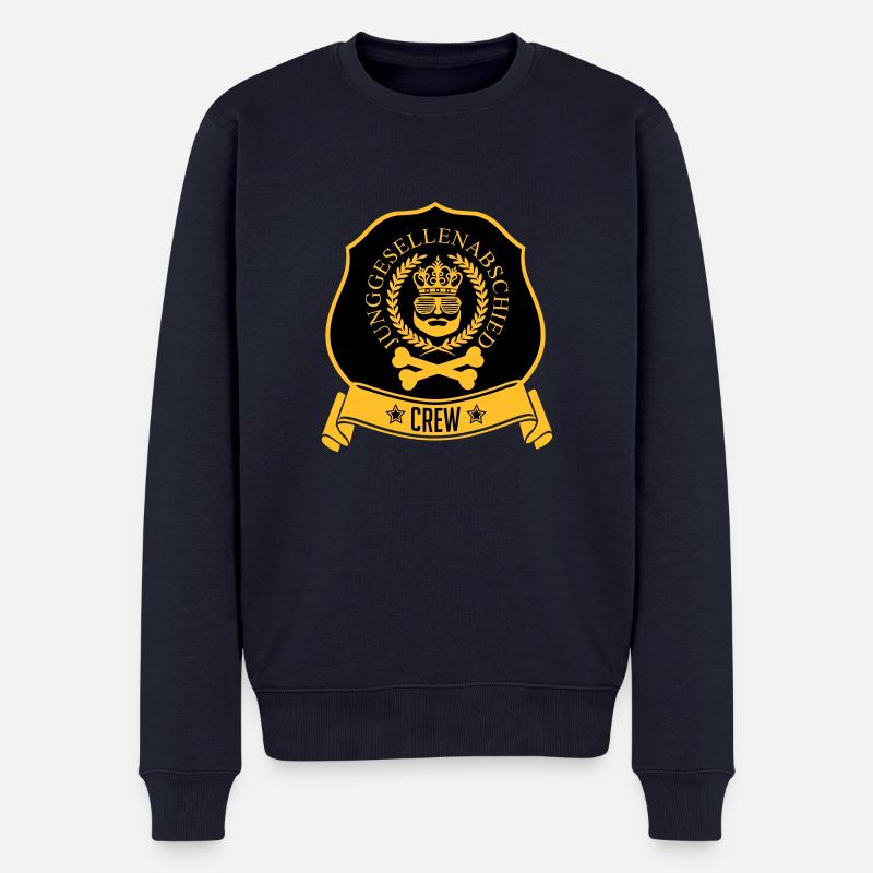 Junggesellenabschied - JGA - Männer Premium Bio Pullover - Navy