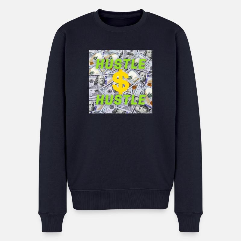Hustle - Pull Premium bio Homme - bleu marine