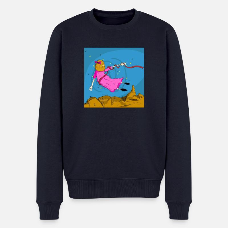 Traum - Männer Premium Bio Pullover - Navy