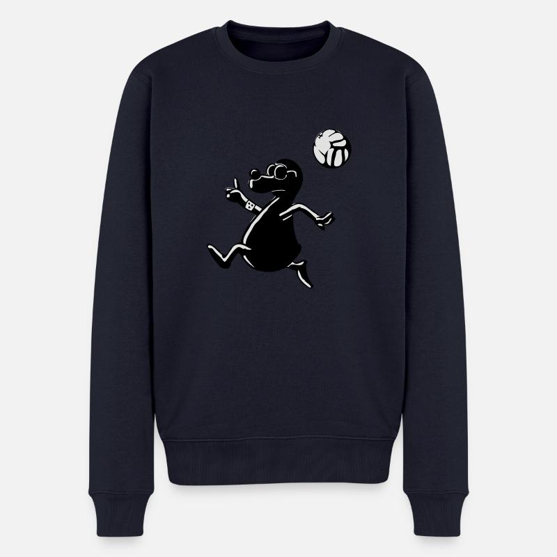 Maulwurf 3 - Männer Premium Bio Pullover - Navy