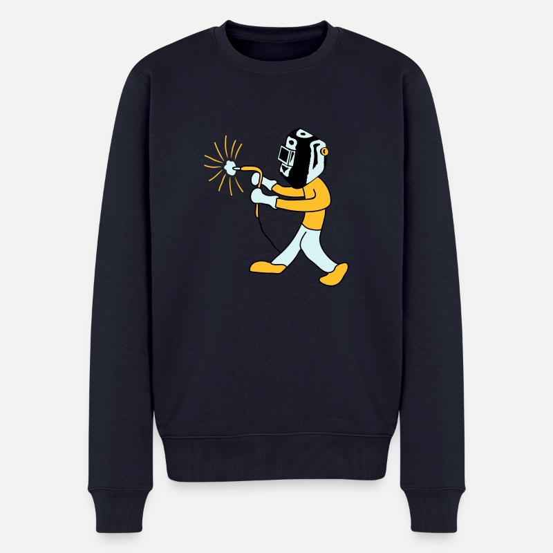 Welder - Pull Premium bio Homme - bleu marine