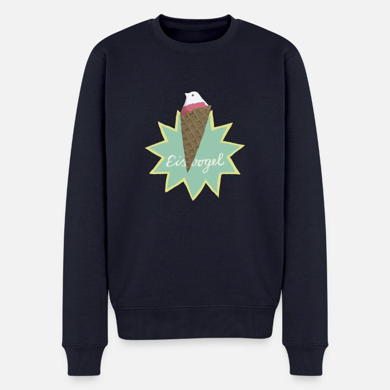 Eisvogel - Männer Premium Bio Pullover - Navy