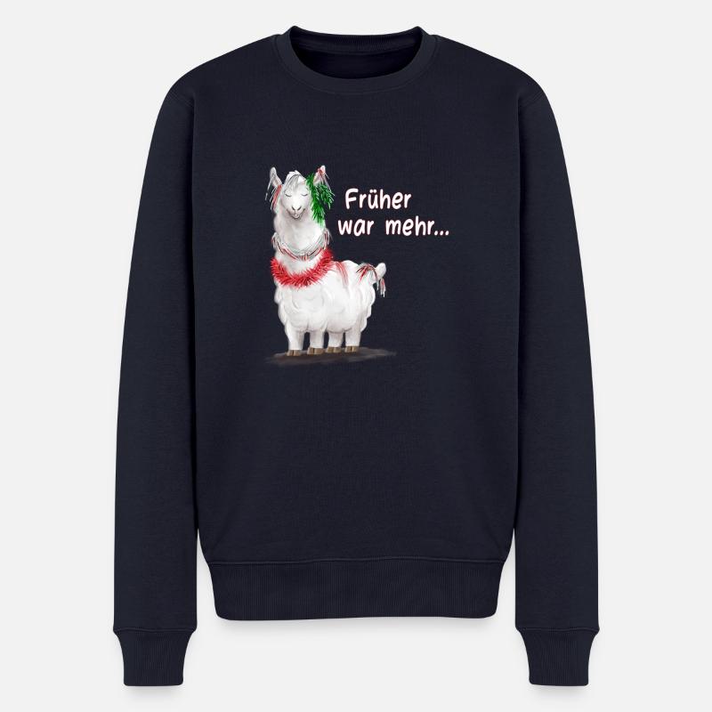 lametta - Männer Premium Bio Pullover - Navy