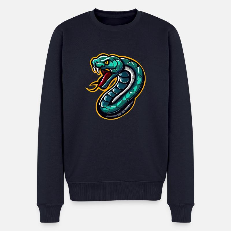 Serpent 2 - Pull Premium bio Homme - bleu marine