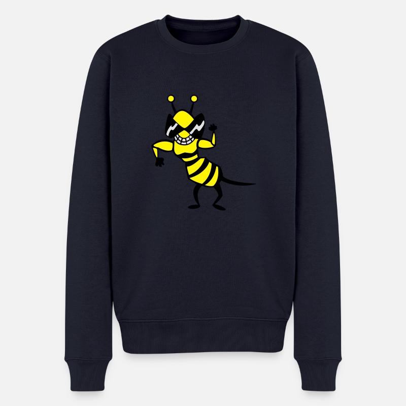 Wasp - Bee - Pull Premium bio Homme - bleu marine