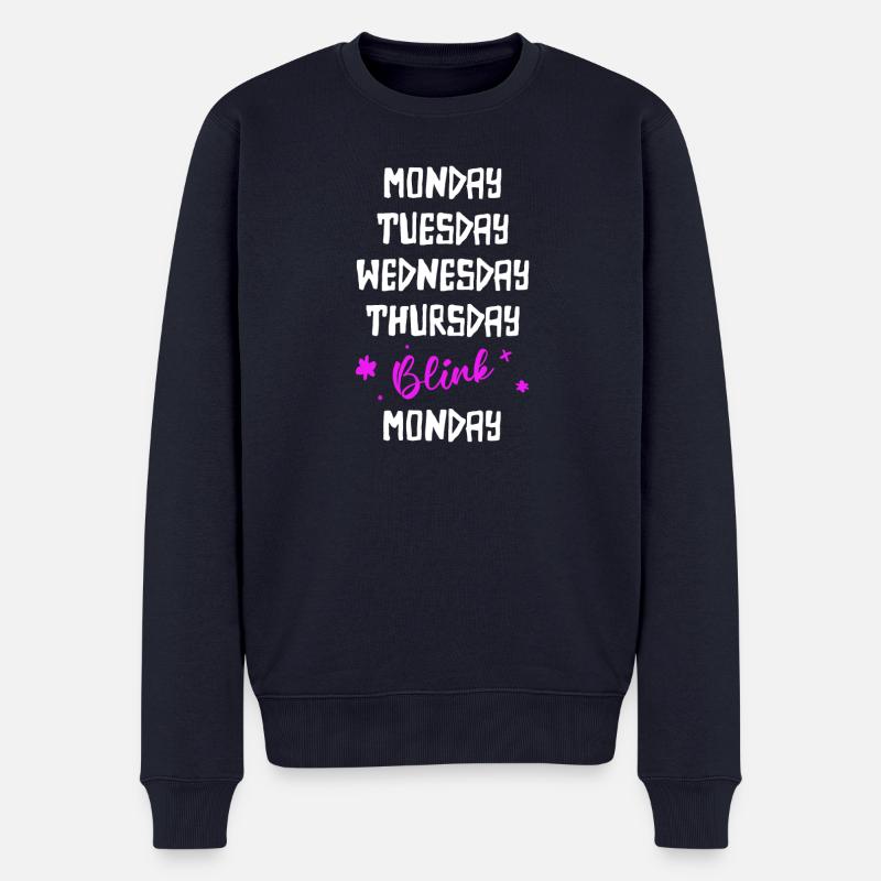 Wochenende - Männer Premium Bio Pullover - Navy