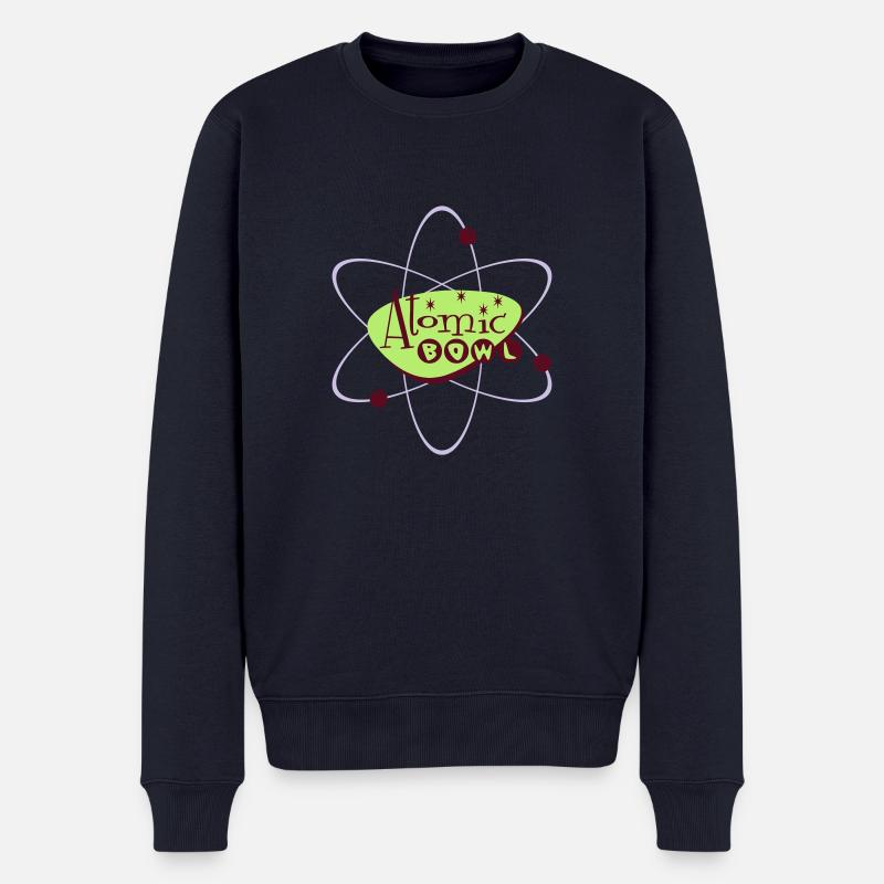 Atomic Bowl - Männer Premium Bio Pullover - Navy