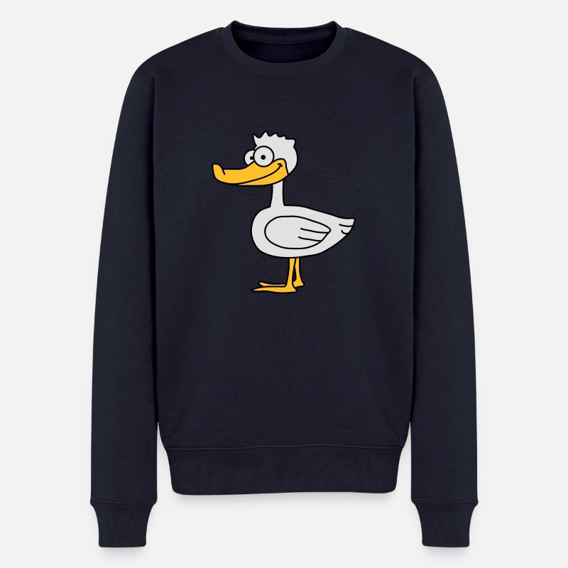 Duck - Pull Premium bio Homme - bleu marine