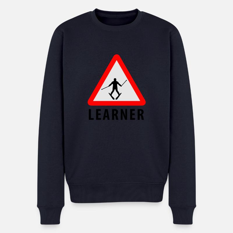 Ski Learner - Pull Premium bio Homme - bleu marine