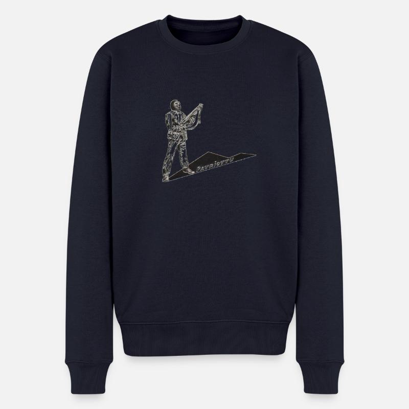 RIBELLU E CLANDESTINU - Pull Premium bio Homme - bleu marine