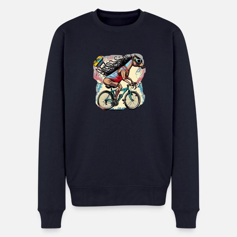 IMG 1519 - Männer Premium Bio Pullover - Navy