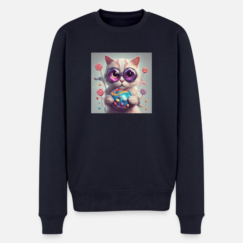 Chat Chat Chat - Pull Premium bio Homme - bleu marine