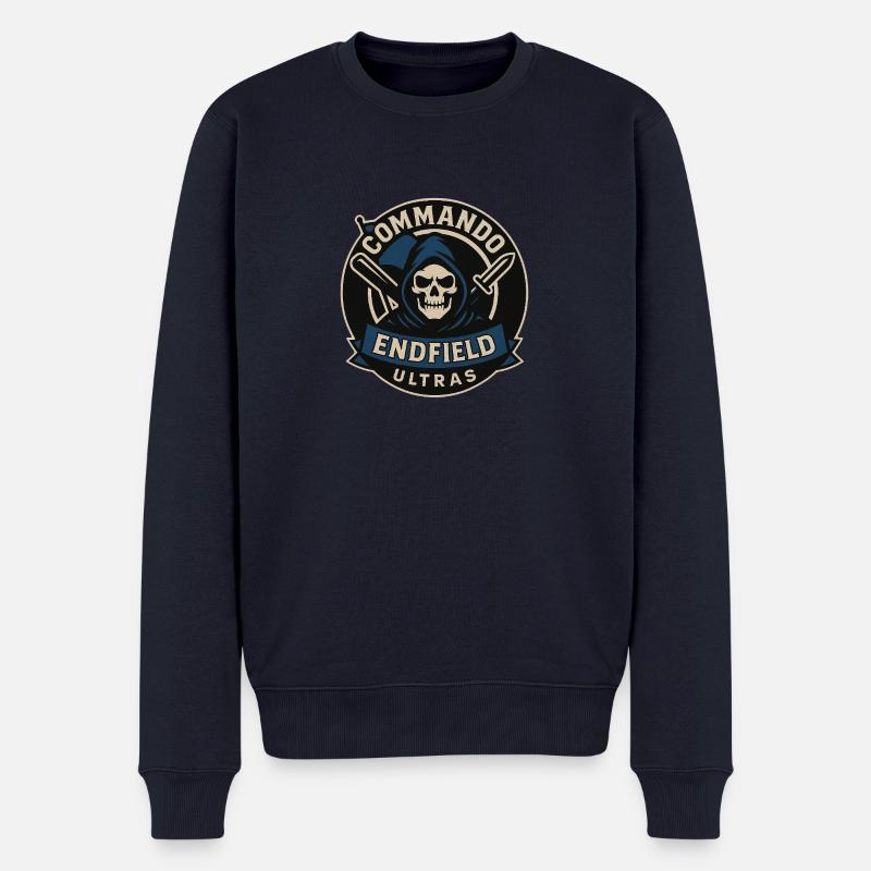 Commando Endfield Ultras - Männer Premium Bio Pullover - Navy
