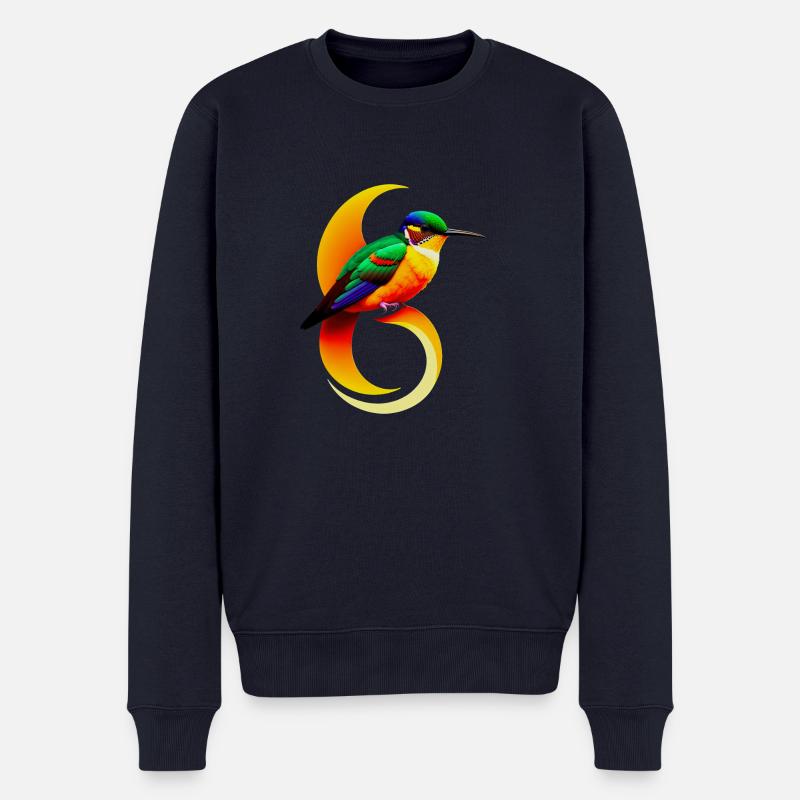 Kolibri - Männer Premium Bio Pullover - Navy